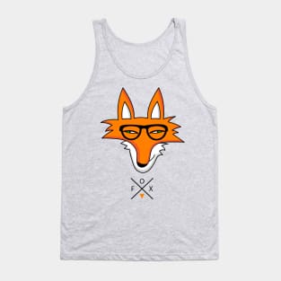 Fox hipster Tank Top